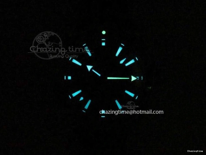 0213 HighPerformance Seamaster Planet Ocean GMT 600M Blue Dial SS On Blue Rubber Strap A 8278